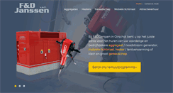 Desktop Screenshot of janssen-aggregaten.nl